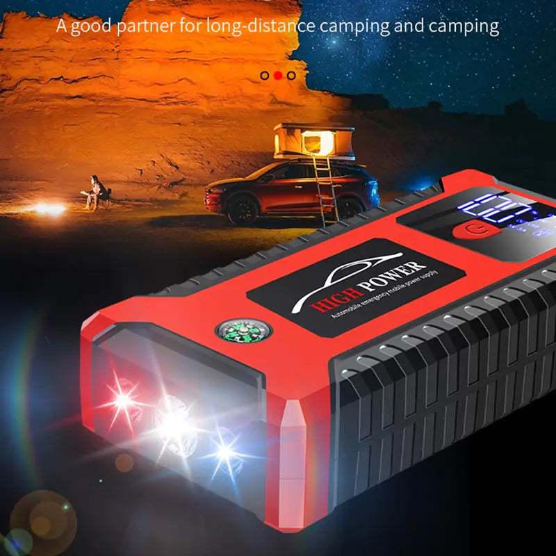 Car Jump Starter 1000A 12V Output Portable Emergency Start-up Charger for Cars Booster Battery Starting Device