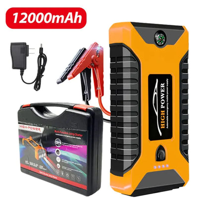 Car Jump Starter 1000A 12V Output Portable Emergency Start-up Charger for Cars Booster Battery Starting Device