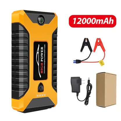 Car Jump Starter 1000A 12V Output Portable Emergency Start-up Charger for Cars Booster Battery Starting Device