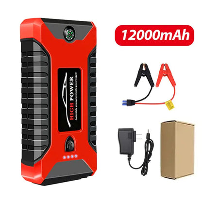 Car Jump Starter 1000A 12V Output Portable Emergency Start-up Charger for Cars Booster Battery Starting Device