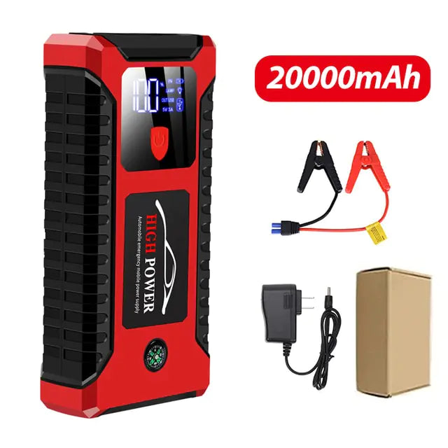 Car Jump Starter 1000A 12V Output Portable Emergency Start-up Charger for Cars Booster Battery Starting Device