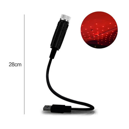 USB LED Starlight Projector for Cars and Home Decoration