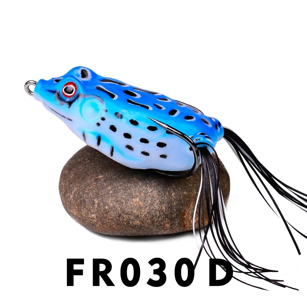 Frog Lure Soft Tube Bait Plastic Fishing Lure with Fishing Hooks